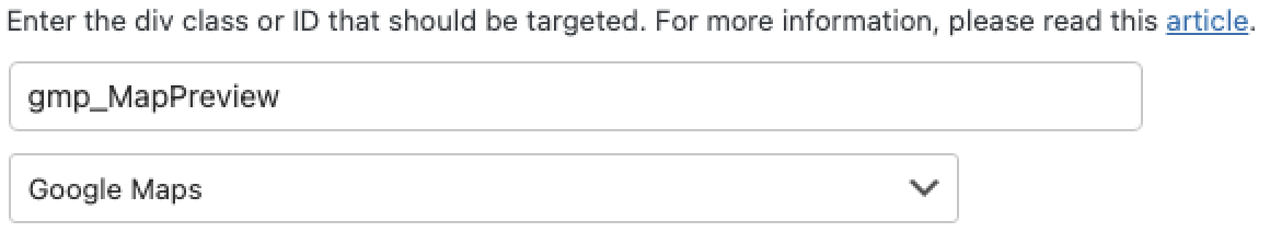 Script Center - Enter Div Class or ID for Placeholder